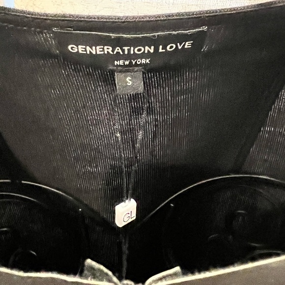 Generation Love Vegan Leather Hera Top size S - Picture 3 of 5